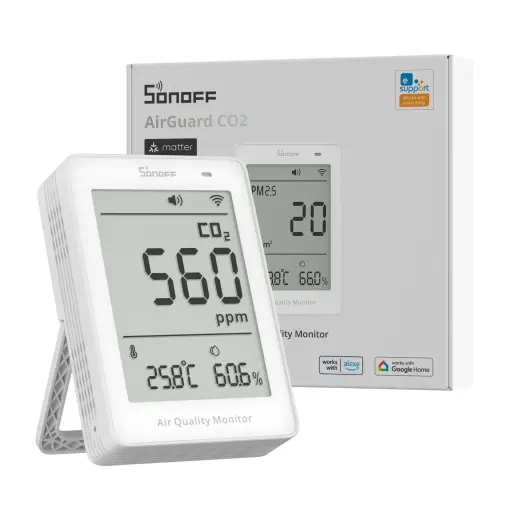 Viedais gaisa kvalitātes mērītājs Sonoff SAWF-08P