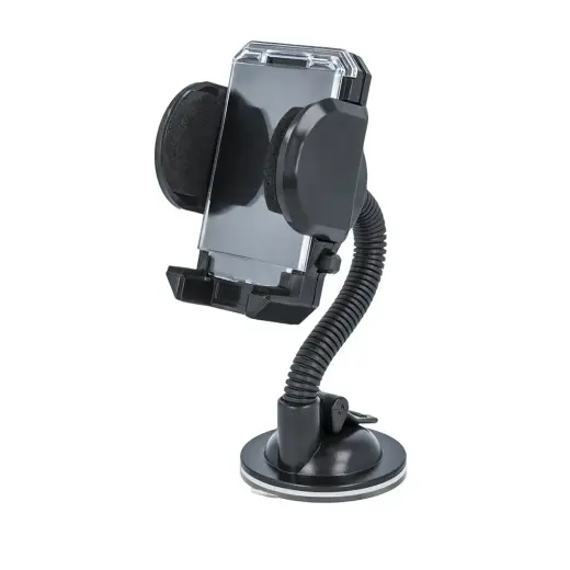 Setty Universal Car Holder 11cm Window | Panel Mechanism (4-11cm) Black