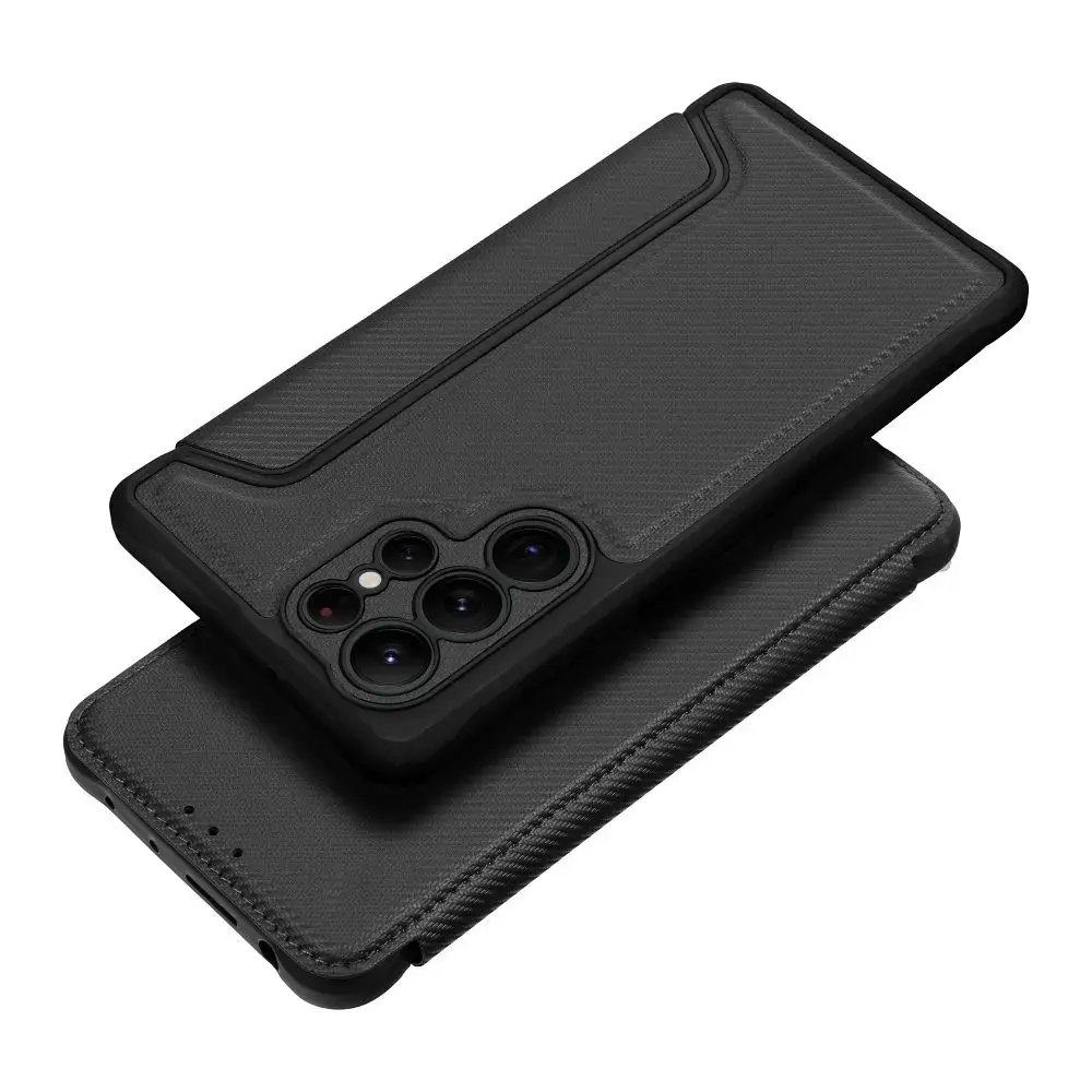 RAZOR grāmatveida maciņš telefonam Samsung Galaxy A16 5G (A166) melns