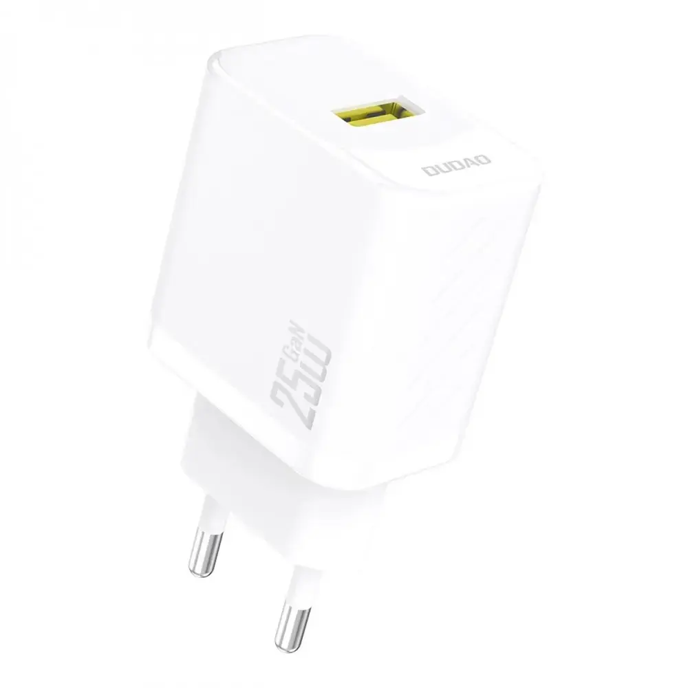Dudao A27S reisilaadija | 25W | GaN | USB-A | valge