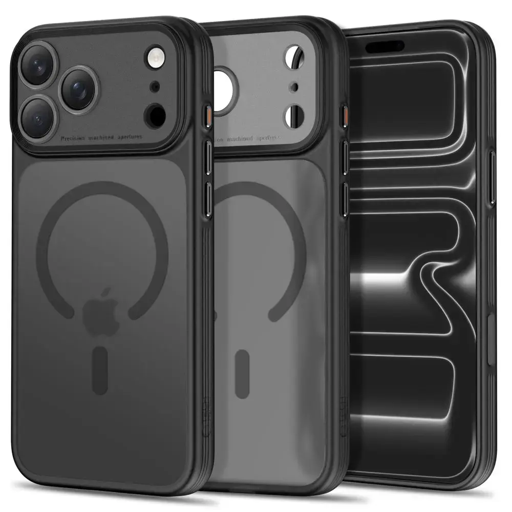 TECH-PROTECT MAGPRIME MAGSAFE CC telefono dėklas iPhone 17 Pro Max | iPhone 18 Pro Max juodas