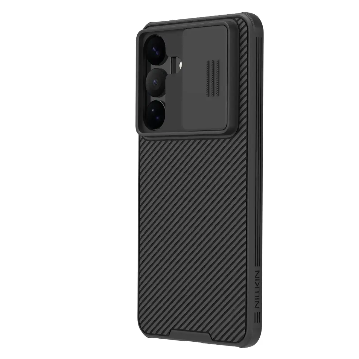 Nillkin CamShield PRO maciņš telefonam Samsung Galaxy S26+ melns (ar kameras aizsargu)