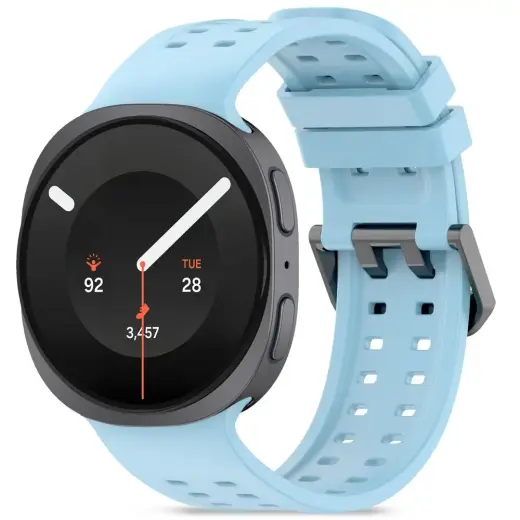 Tech-Protect Silicone Air smartwatch case for Samsung Galaxy Watch 8/9/Classic (40/44/46 mm) | blue