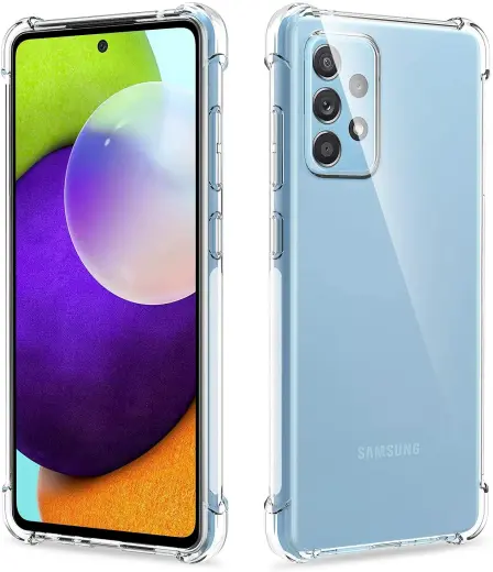 Fusion Anti Shock 0.5mm telefono dėklas Samsung Galaxy A52 5G (A526) | A52 4G (A525) | A52s 5G (A528) skaidrus