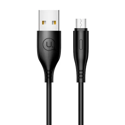 USAMS U18 datu pārraides un uzlādes vads | USB-A uz Micro USB | 10W | 1m | melns