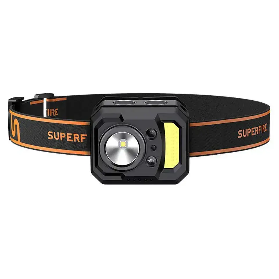 Priekinis žibintas „Superfire HL19“ | 250 lm | USB-C