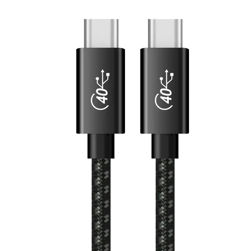 Fusion Superior datu pārraides un uzlādes vads | USB-C uz USB-C | 100W | 1.5m | melns