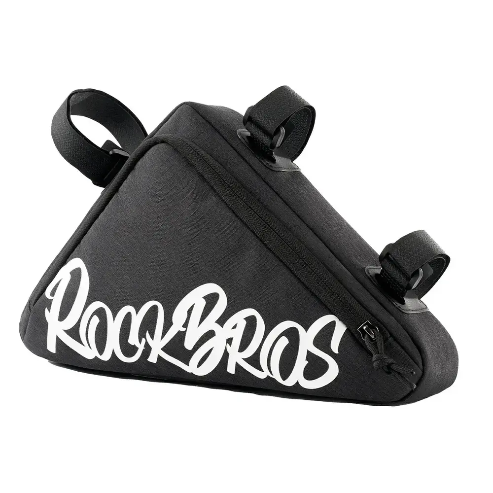 Rockbros G002 Flash Journey Triangle Frame Bike Bag 1.4L - Black