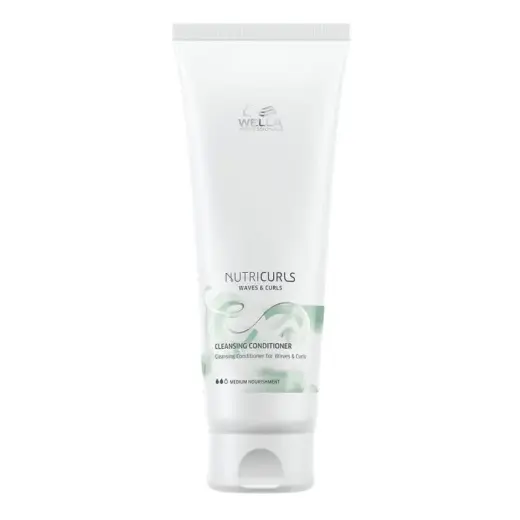 Wella Professional Nutricurls Waves & Curls puhastav palsam - puhastav palsam lainelistele ja lokkis juustele 250ml