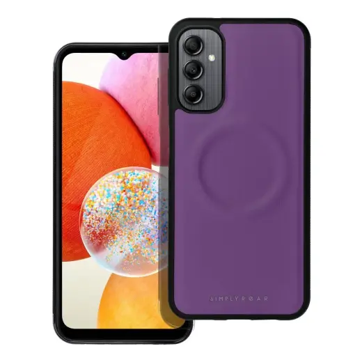 Roar Mag Morning telefono dėklas su MagSafe palaikymu Samsung Galaxy A14 4G (A145) | A14 5G (A146) violetinis
