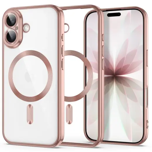 Tech-Protect MAGFLEX чехол с поддержкой MagSafe для телефона iPhone 17 розовый