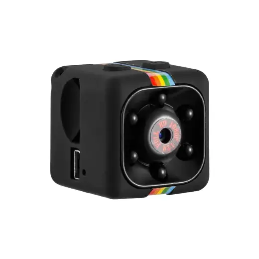 Webcam Mini Full HD B4-SQ11 1080P, Melna