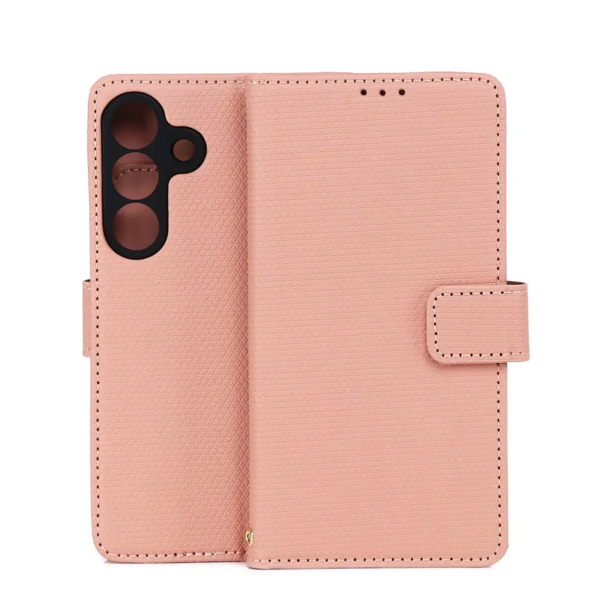 Smart Triangle grāmatveida maciņš telefonam Samsung Galaxy A57 (A576) rozā