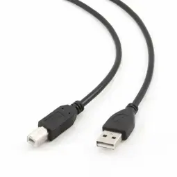 Lanberg USB-A - USB-B 2.0 printerikaabel 1 m | must