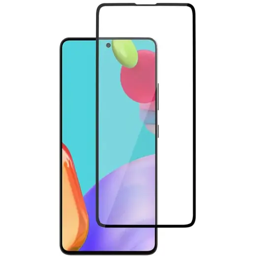 Goodbuy aizsargstikls pilnam ekrānam ar rāmiņu telefonam Xiaomi Redmi A3 4G melns