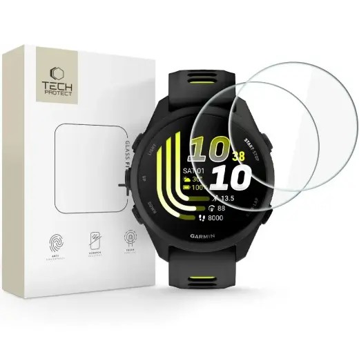 Tech-Protect aizsargstikls priekš Garmin Forerunner 70/170 | caurspīdīgs (2 gab.)