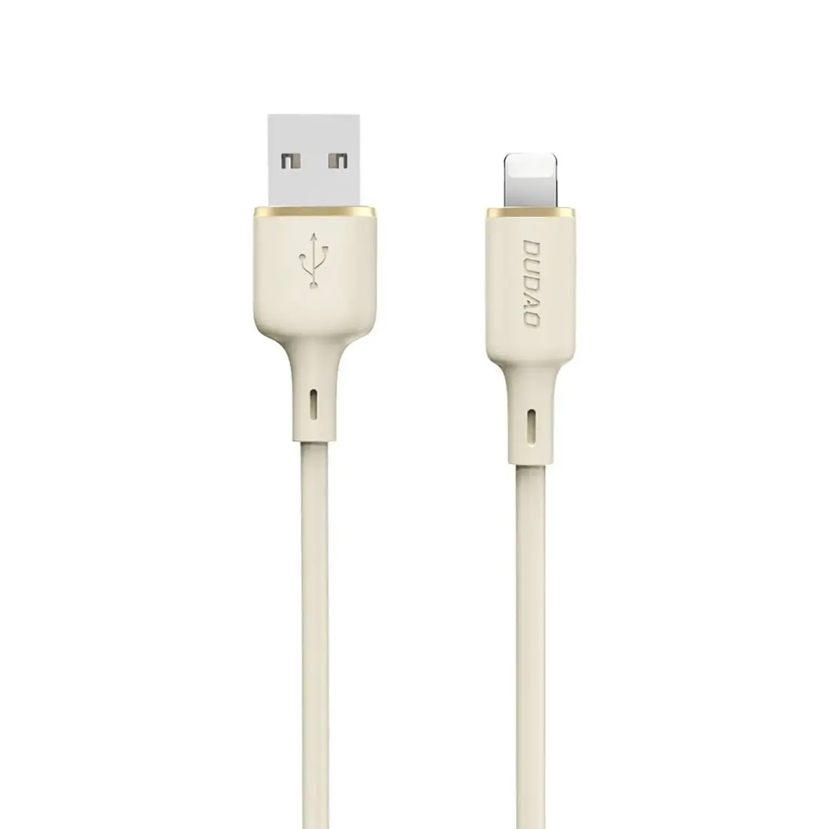 Dudao L7SL data transfer and charging cable | USB-A to Lightning | 25W | 1m | beige