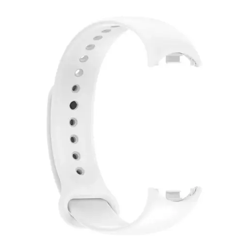 Telcon nutikella rihm Xiaomi Mi Band 8 jaoks | silikoonist | valge