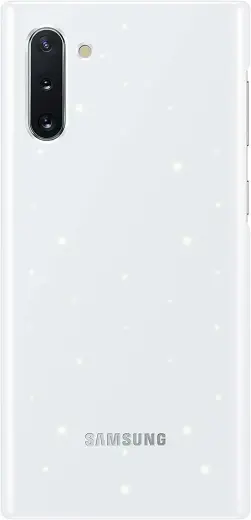 Samsung EF-KN970CWEGWW Smart LED grāmatveida maciņš telefonam Samsung Galaxy Note 10 (N970) balts