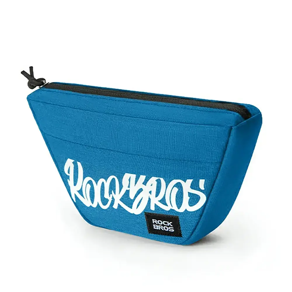 Rockbros G011 Flash Journey trapezoidal handlebar bike bag 0.7 l - blue