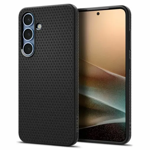 Spigen Liquid Air telefono dėklas Samsung Galaxy S25 (S931) juodas