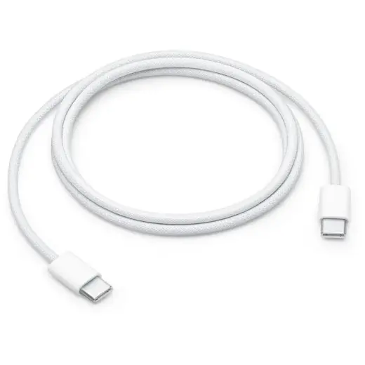 Apple MW493ZM/A A2795 datu pārraides un uzlādes vads | USB-C uz USB-C | 60W | 1m | balts