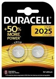 Duracell DL|CR 2025 Batteries - 2 Pack