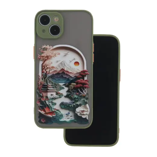 Ultra Trendy Travel maciņš telefonam iPhone 13 zaļš