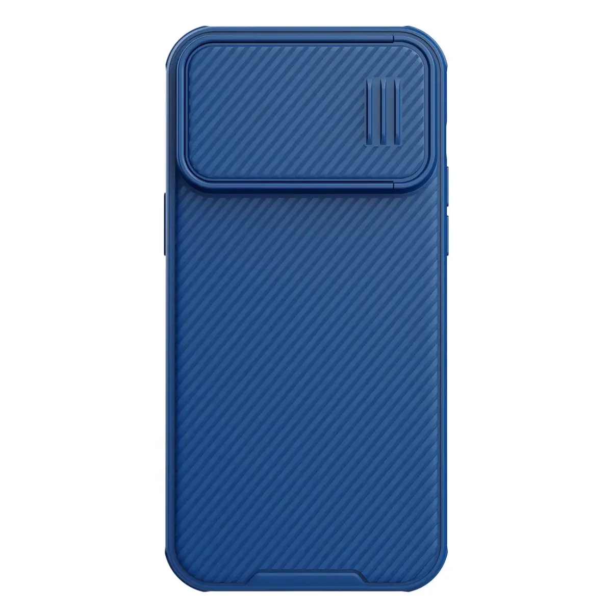 Nillkin CamShield S Case iPhone 14 Pro Max Armored Cover Camera Protector Blue