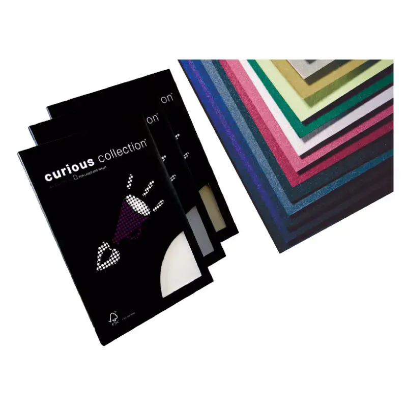 Dizaina papīrs CURIOUS Metallic Gold Leaf A4 formāts 120g/m2, 50 loksnes/pakā