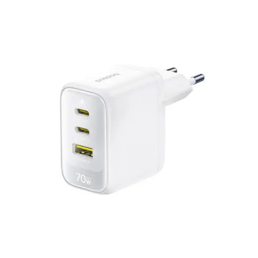 Baseus EnerFill FE22 tīkla lādētājs | 70W | GaN | USB-C, USB-A | balts