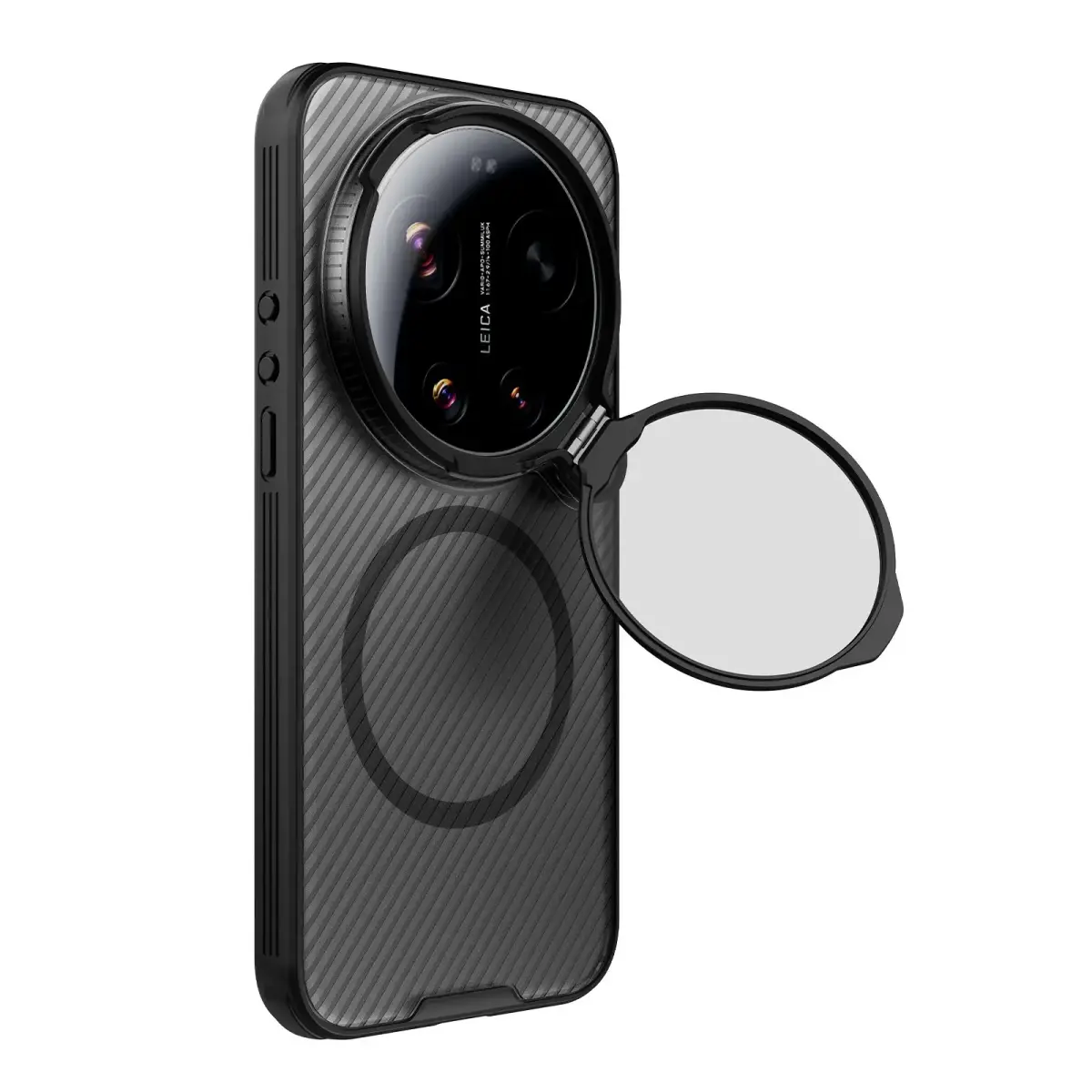 Nillkin CamShield Prop Magnetic (Transparent Lens) Case for Xiaomi 17 Ultra Transparent Black