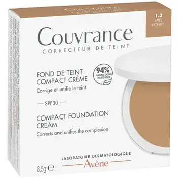 Avène Couvrance Compact Foundation Cream SPF 30 - Kompaktní krémový make-up 8,5 g 1.4 Golden