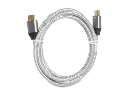 Fusion 2.1v HDMI -> HDMI kabelis 8K | 5m | sudrabs
