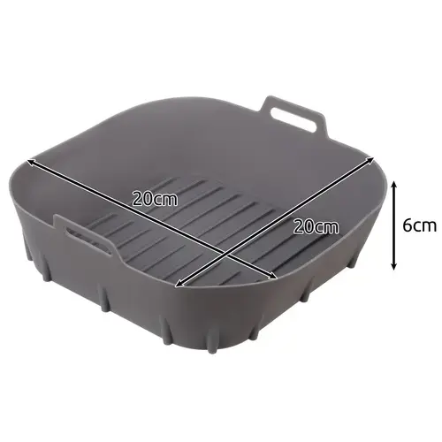 Ruhhy (5464) Silicone baking dish for hot air fryer 20x20cm