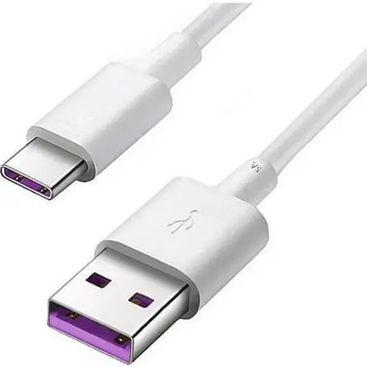 Huawei HL1289 провод для передачи данных и зарядки | USB-C | белый (OEM)