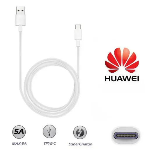 Huawei AP71 провод для передачи данных и зарядки | USB-C | 1m | белый (OEM)