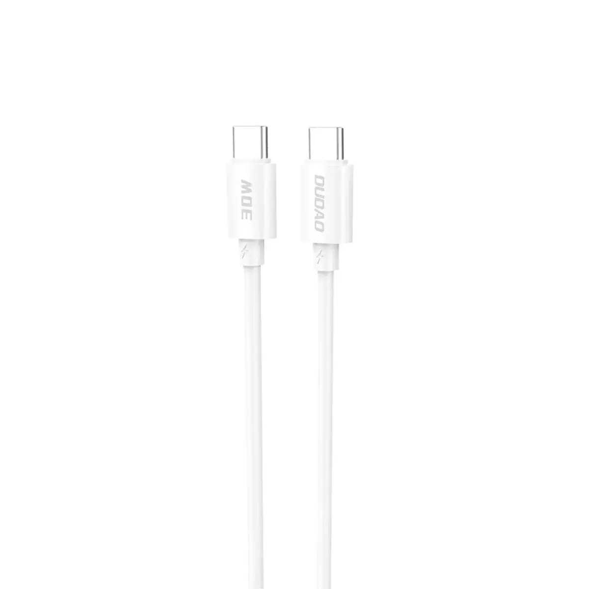 Dudao L4C data transfer and charging cable | USB-C to USB-C | 30W | 1.2m | white