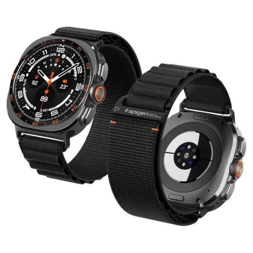 Spigen WBF1 viedpulksteņa siksniņa priekš Galaxy Watch Ultra (47 mm) | melna