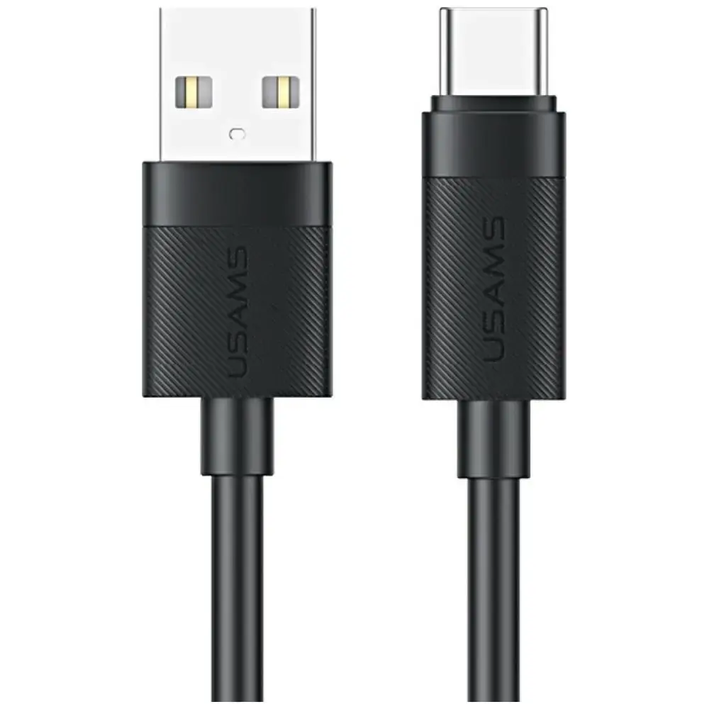 USAMS U94 duomenų perdavimo ir įkrovimo laidas | USB-A į USB-C | 18W | 1m | juodas