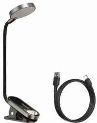 Baseus mini LED lasāmspuldze ar klipu pelēka (DGRAD-0G)