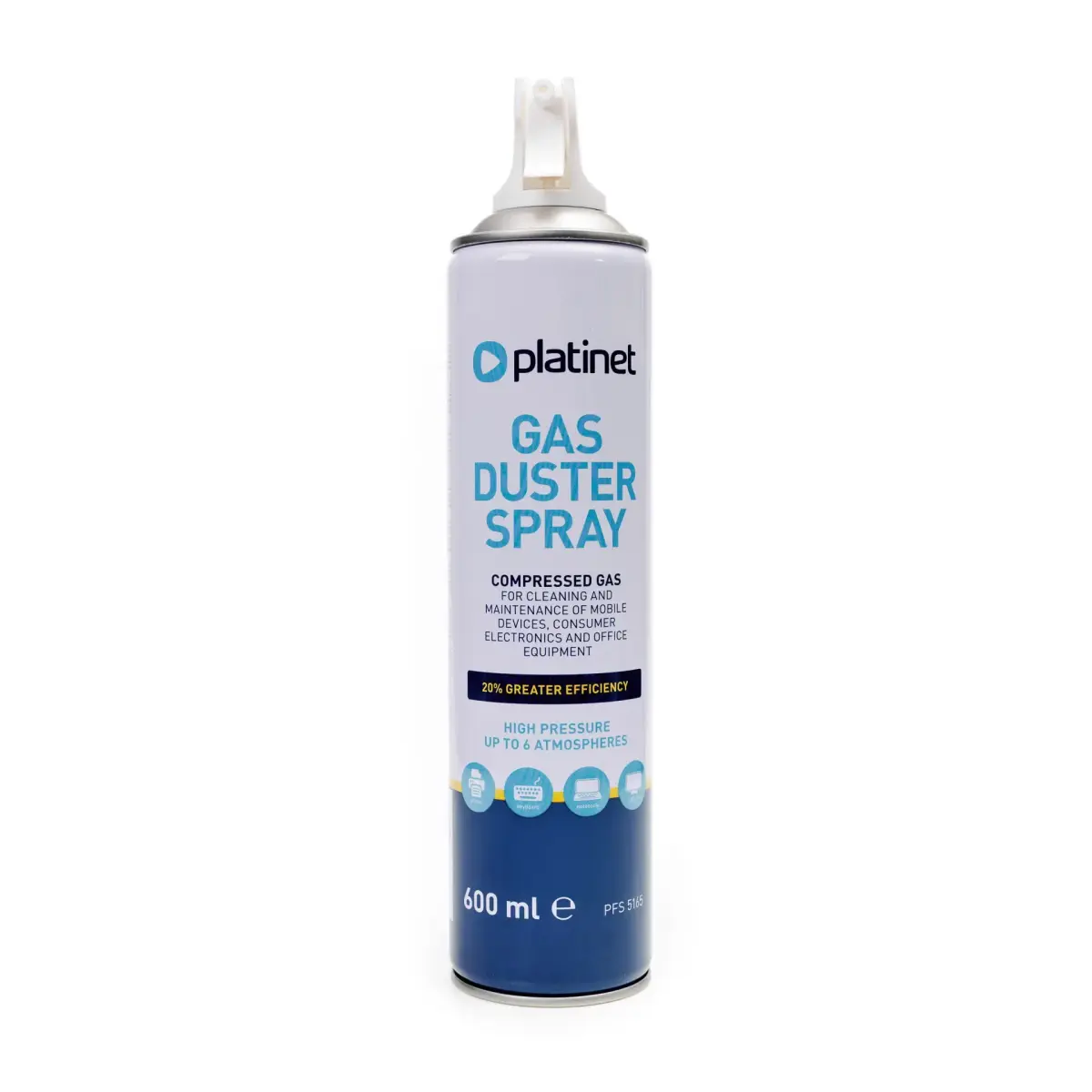 Platinet  PFS5165 Compressed Air for all electronic and home device dust cleaning 600ml