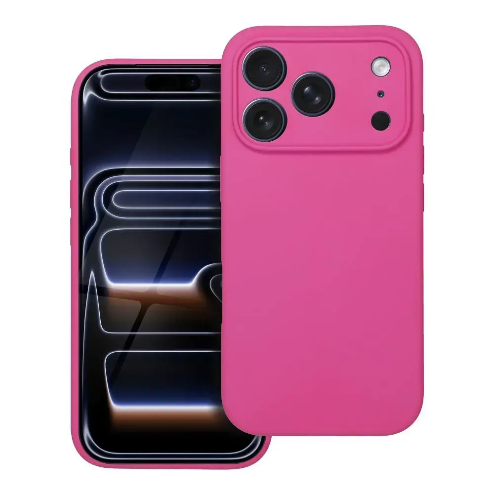 Silicone 2mm (camera protection) maciņš ar MagSafe atbalstu telefonam iPhone 18 Pro | iPhone 17 Pro rozā