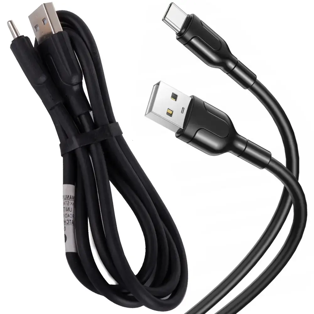 Fusion datu pārraides un uzlādes vads | USB-A uz USB-C | 10.5W | 1.4m | melns