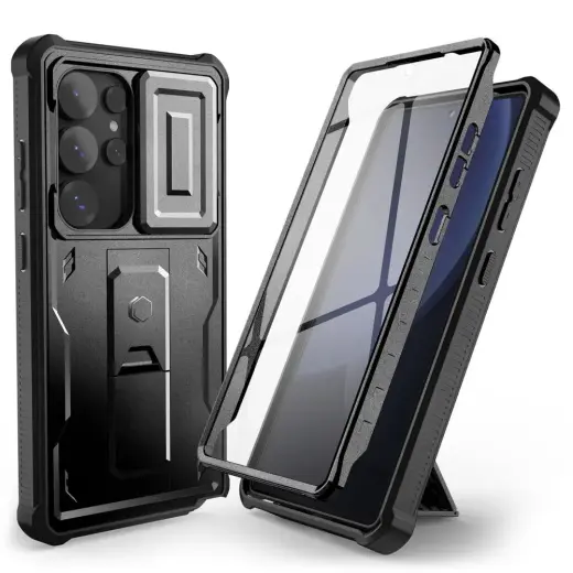 Tech-Protect Kevlar Cam+ чехол для телефона Samsung Galaxy S25 Ultra (S938) чёрный