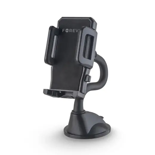 Forever CH-140 Universal Car Holder 20cm Window | Panel Mechanism (4-10.5cm) Black