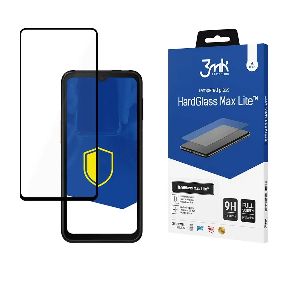 3mk HardGlass Max Lite™ aizsargstikls telefona ekrānam Samsung Galaxy Xcover 6 Pro (G736)