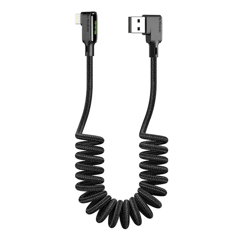 McDodo CA-7300 datu pārraides un uzlādes vads | USB-A uz Lightning | 15W | 1.8m | melns