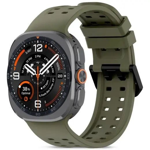 Tech-Protect Silicone Air smartwatch case for Samsung Galaxy Watch Ultra 1/2 (47 mm) | green