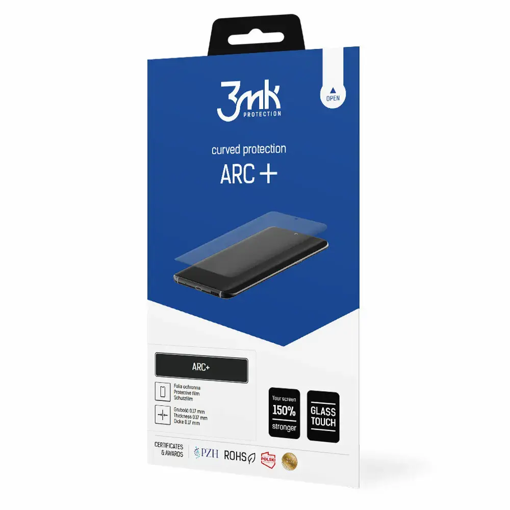 3MK ARC+ FS aizsargplēve telefona ekrānam Samsung Galaxy S25+ (S936) (saderīgs ar pirksta nospieduma sensoru)